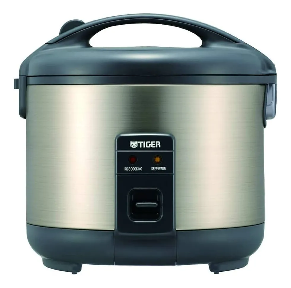 Panela de Arroz Elétrica Inox Japonesa - 5 Copos