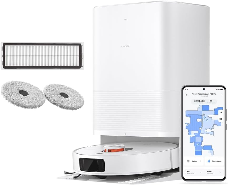 Robô Aspirador de Pó e Limpa Chão Inteligente XIAOMI